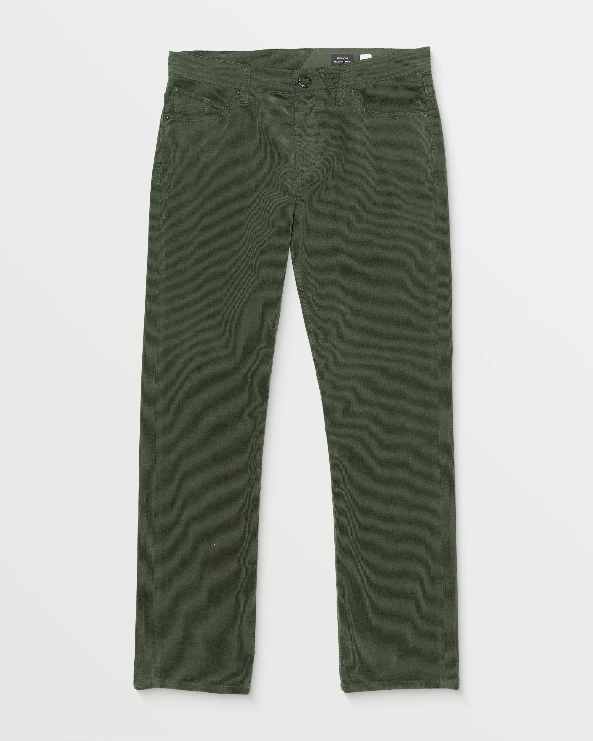 Solver 5 Pocket Corduroy Pants - Squadron Green sold by Volcom