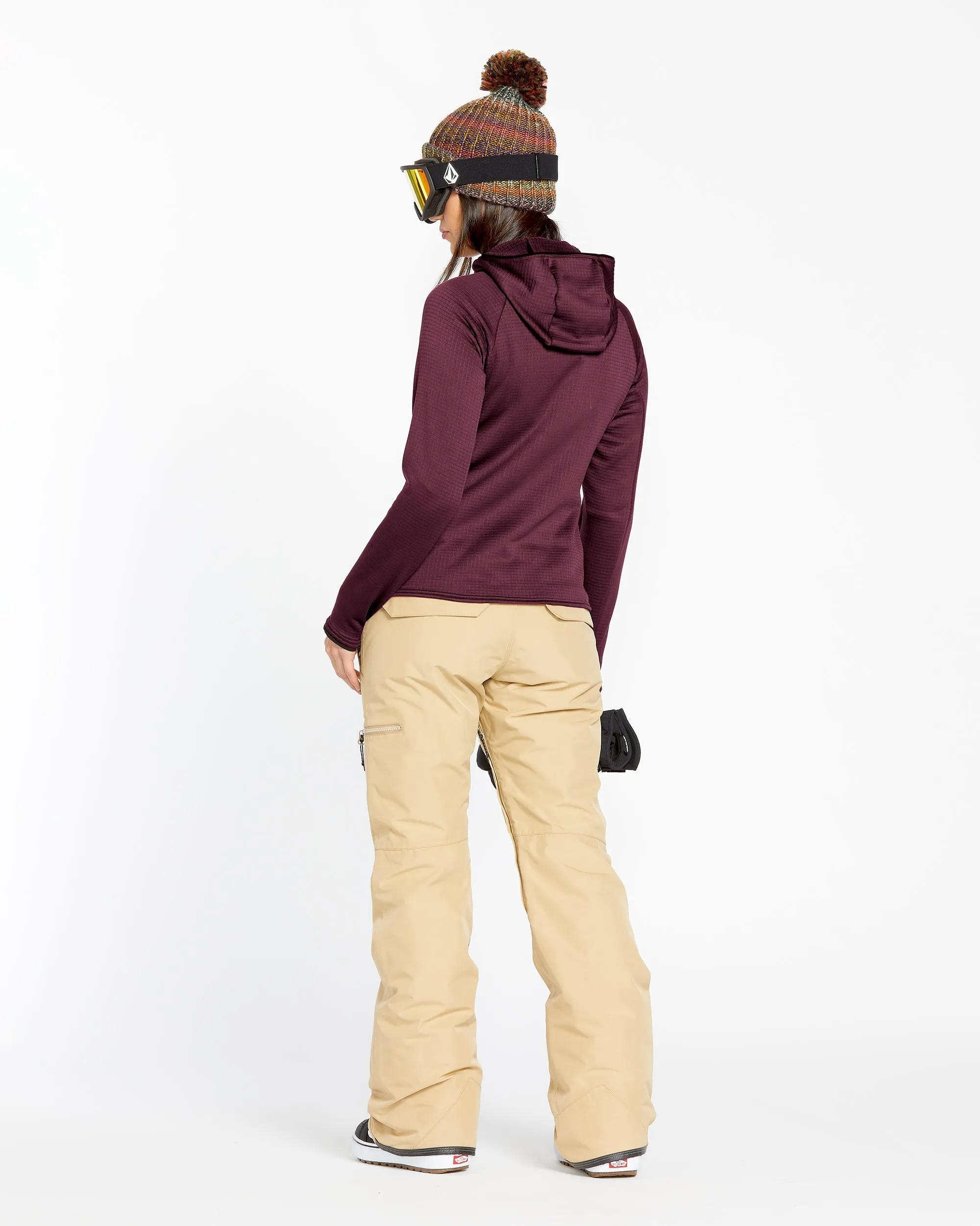 Womens Gridlock Balaclava - Burgundy sold by Volcom product image thumbnail 4
