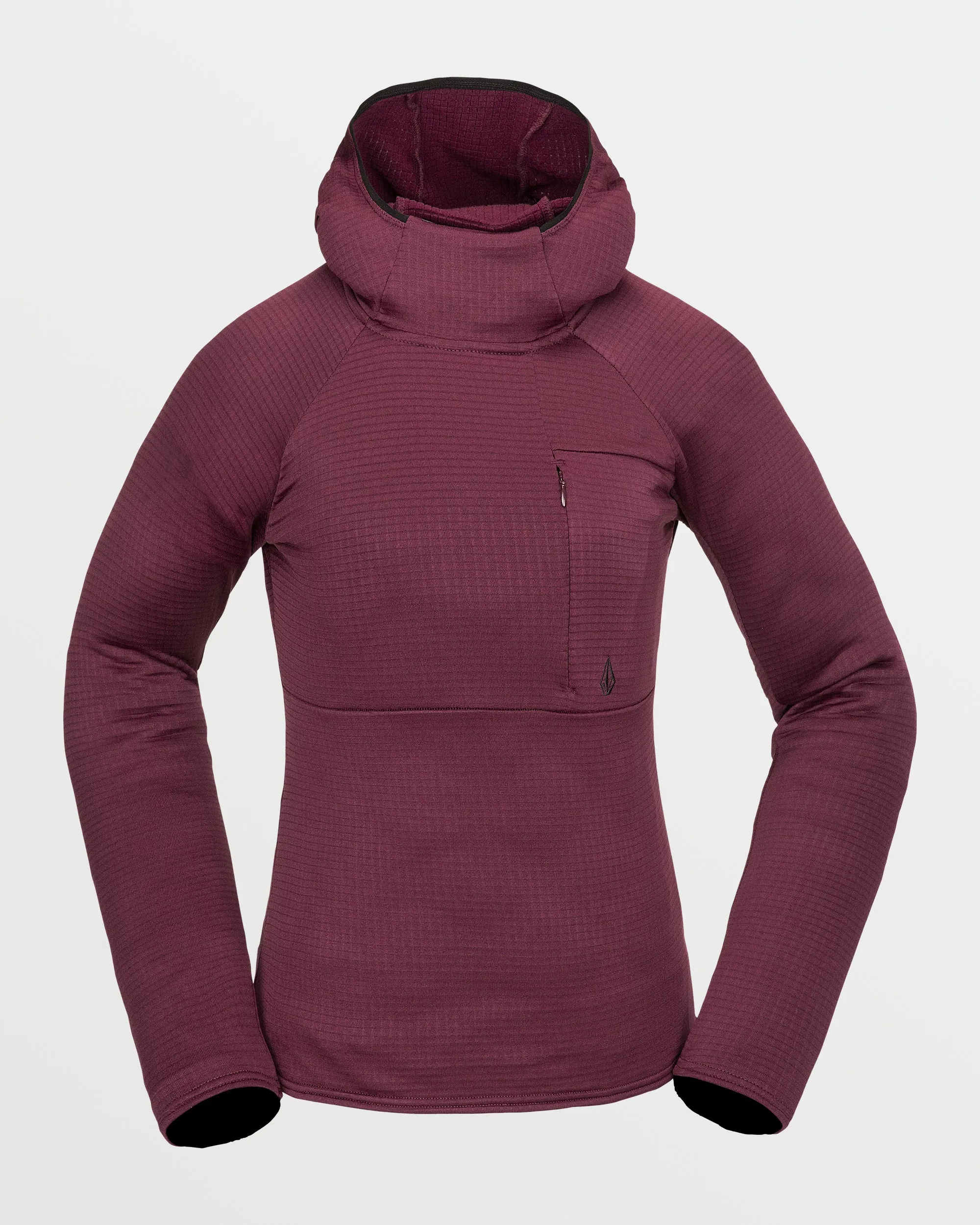 Womens Gridlock Balaclava - Burgundy sold by Volcom
