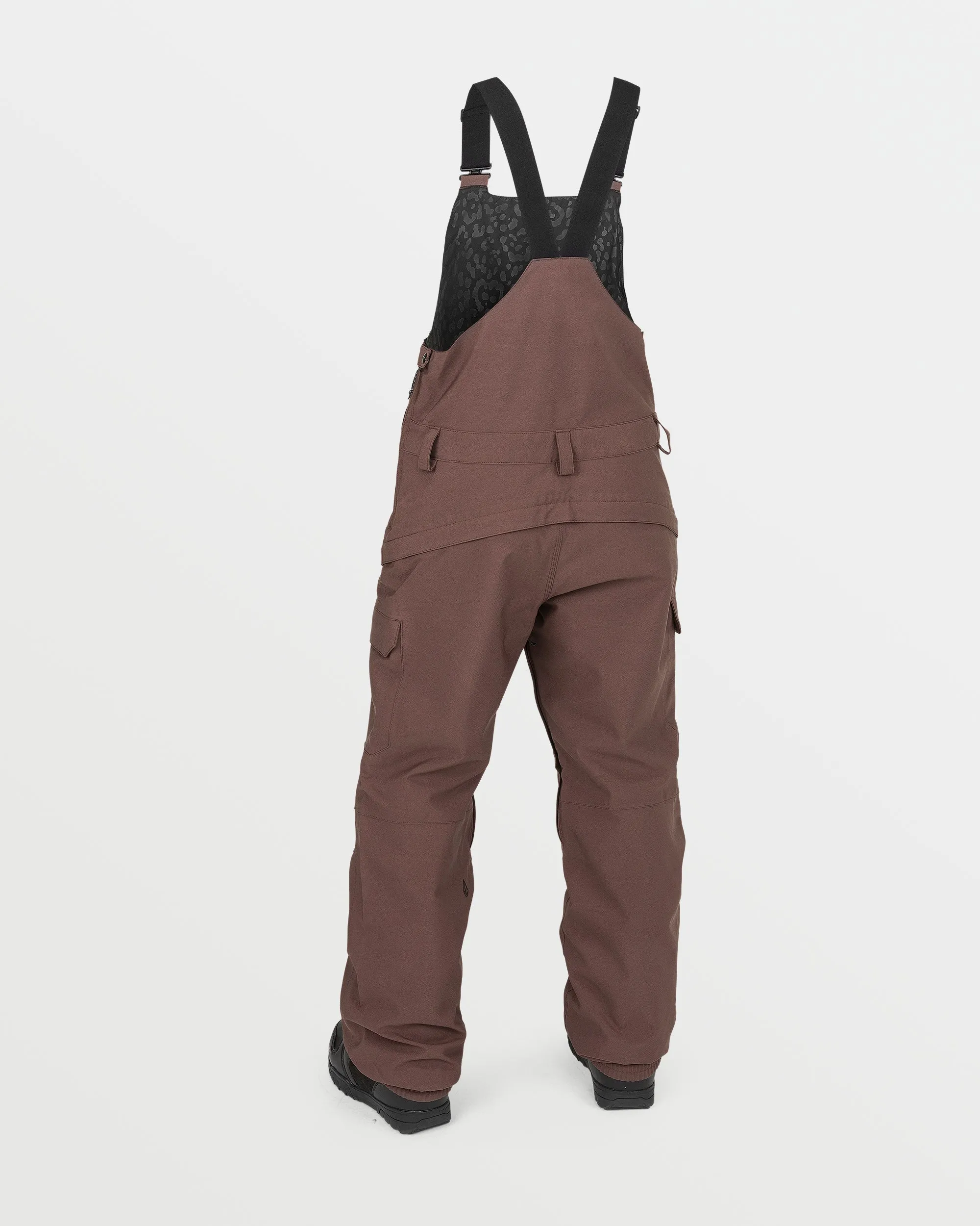 Womens Creston 3D Stretch Bib Overalls - Mahogany sold by Volcom product image thumbnail 2