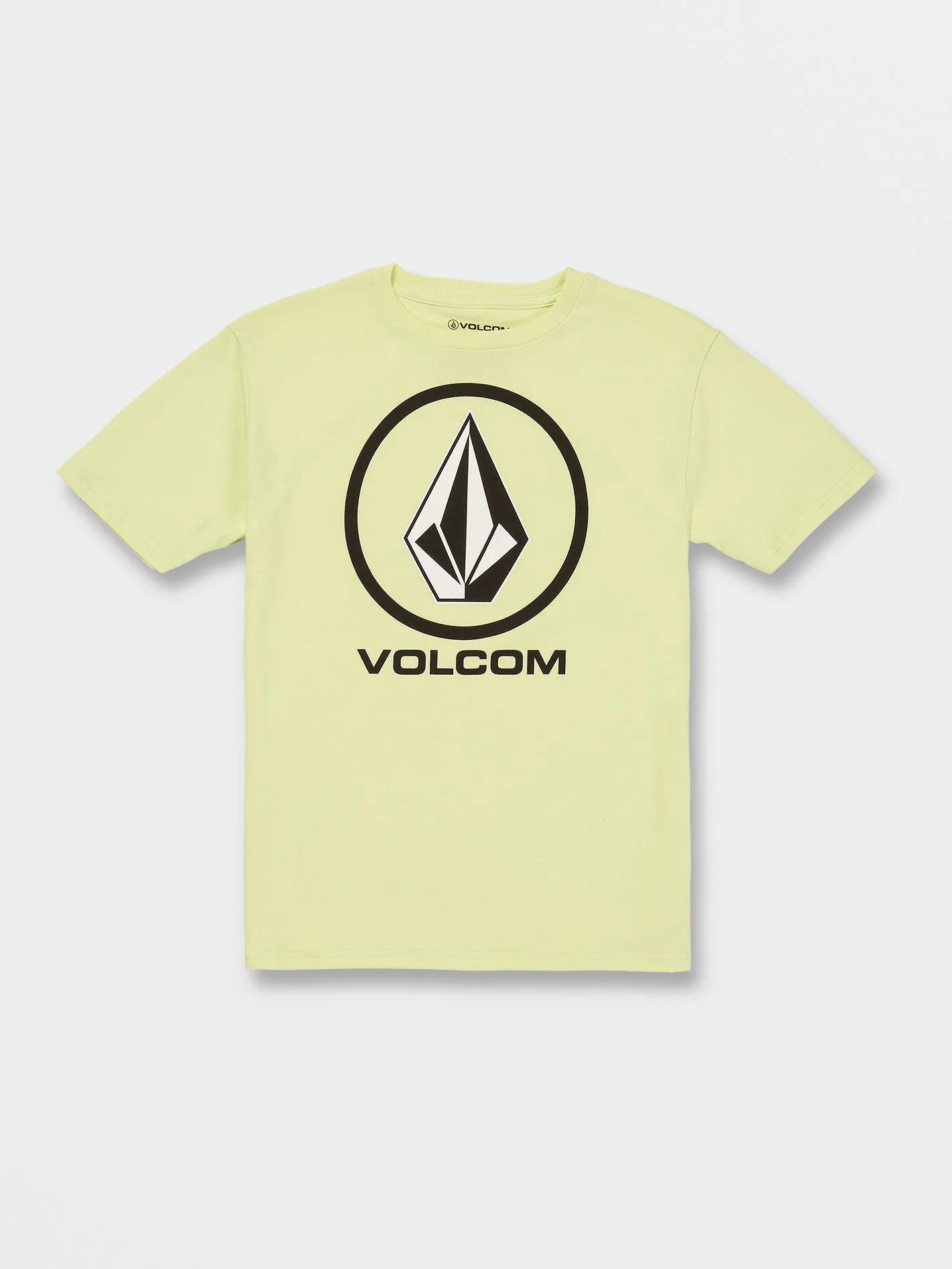 Little Boys Crisp Stone Short Sleeve Tee - Shadow Lime sold by Volcom