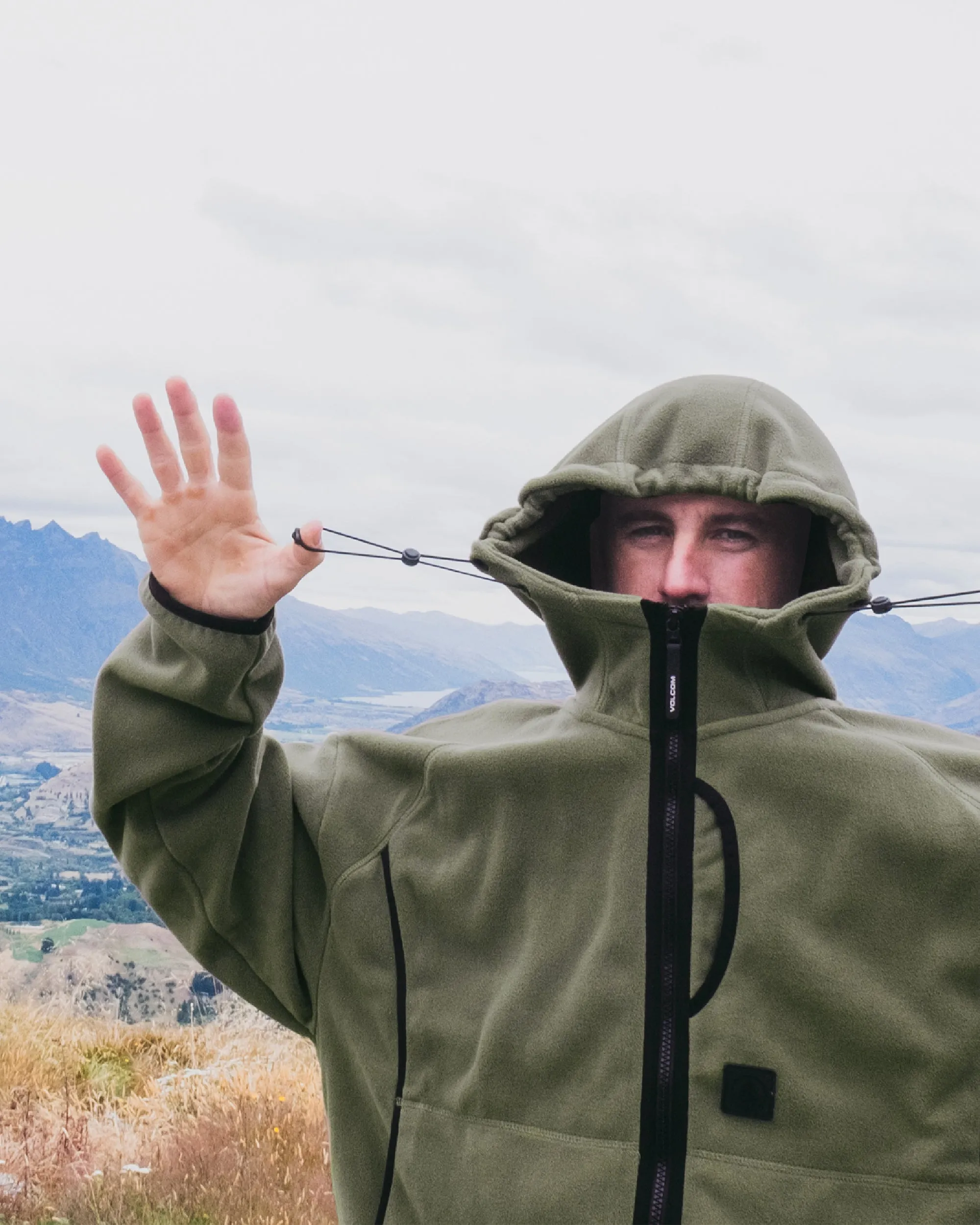 Nomaa Zip Fleece - Winter Moss sold by Volcom product image thumbnail 2