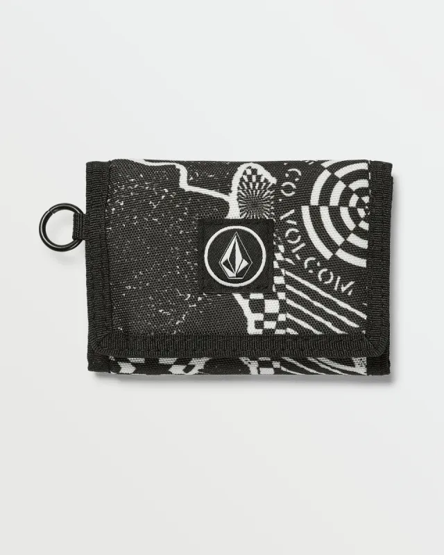 Box Stone Wallet - Black White sold by Volcom