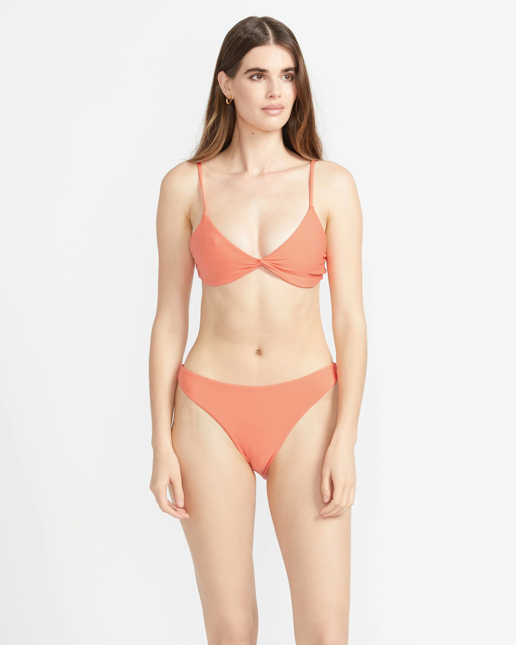 Simply Seamless Skimpy Bikini Bottom - Electric Coral sold by Volcom