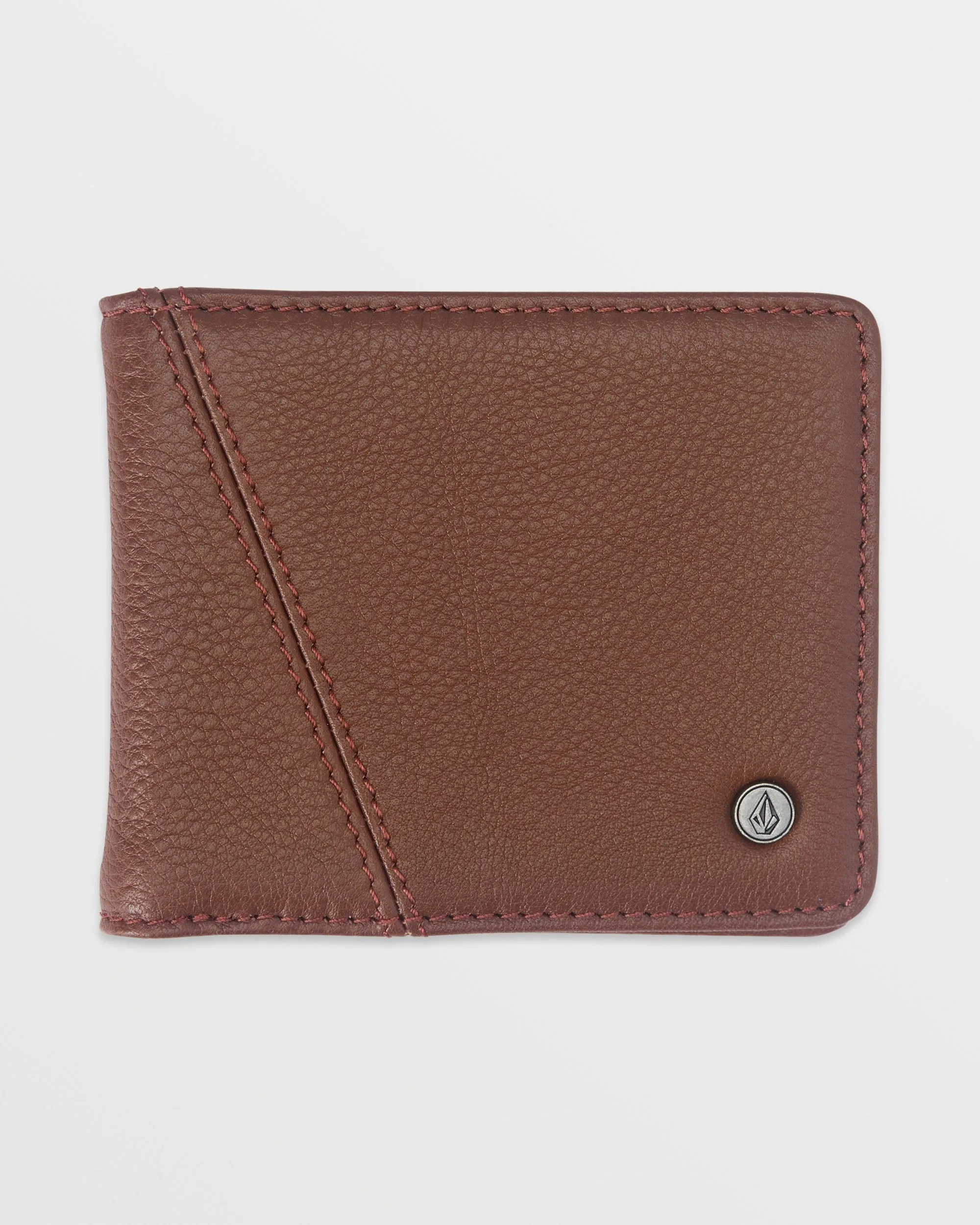 Pay-A-Pal Leather Bifold - Brown sold by Volcom