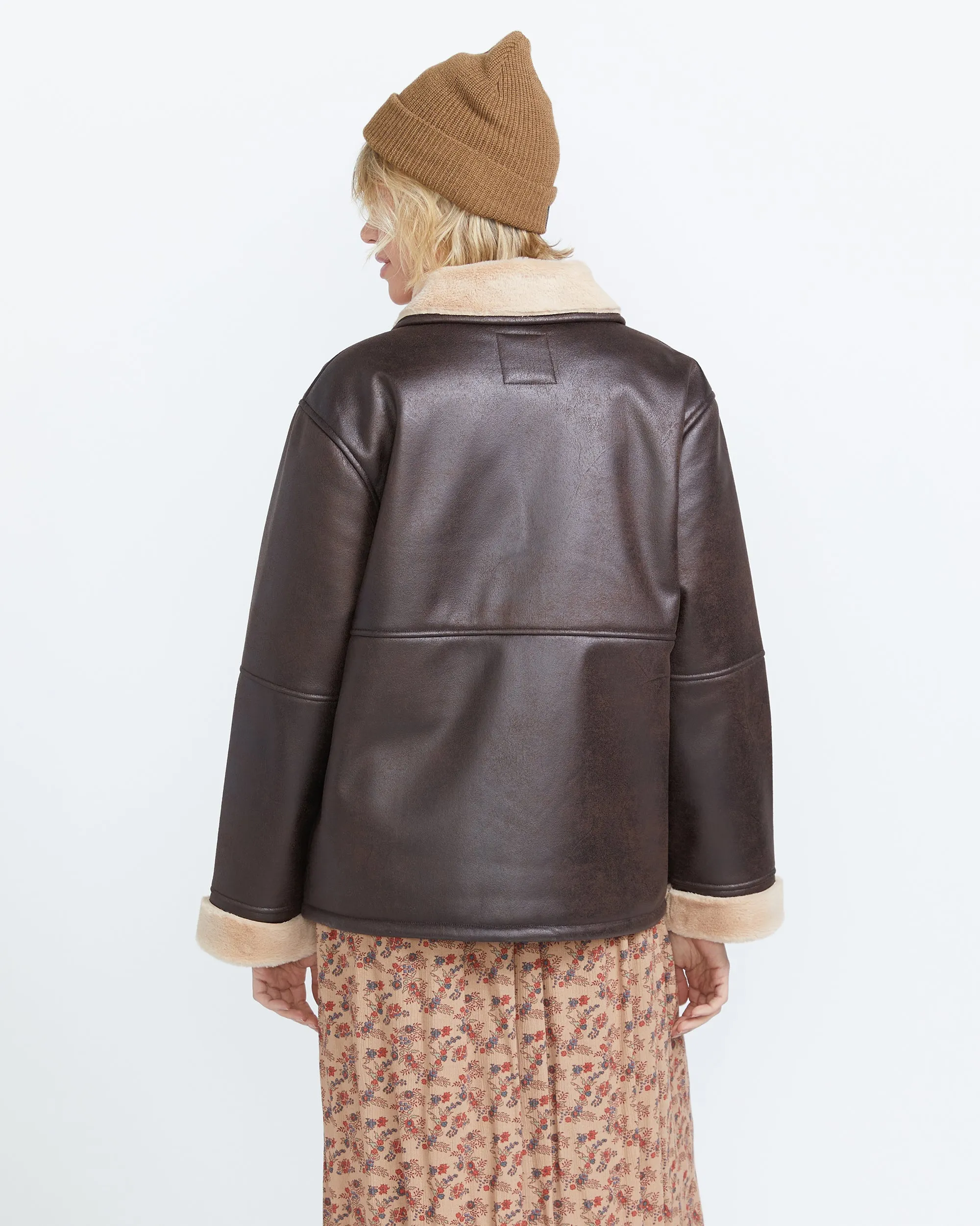Fly By Babe Jacket - Dark Chocolate sold by Volcom product image thumbnail 2