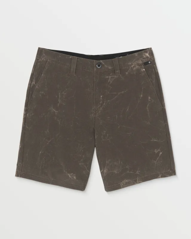Stone Faded Hybrid Shorts - Dark Brown sold by Volcom