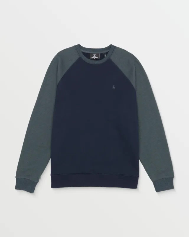 Homak Crew Sweatshirt - Navy sold by Volcom