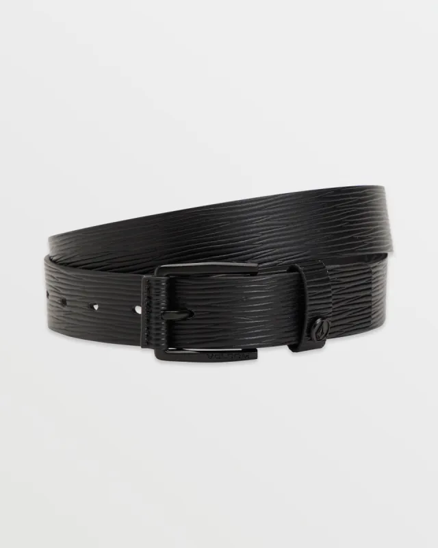 Good Grain Pu Belt - Black made by Volcom