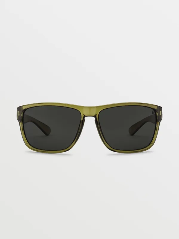 Baloney Sunglasses - Green/Gray Polar sold by Volcom