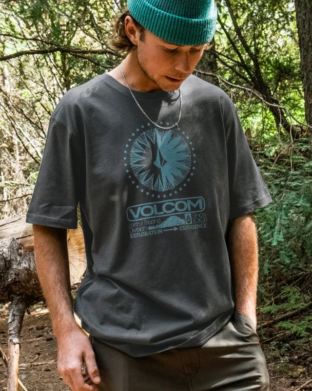 Out There Short Sleeve Tee - Stealth sold by Volcom