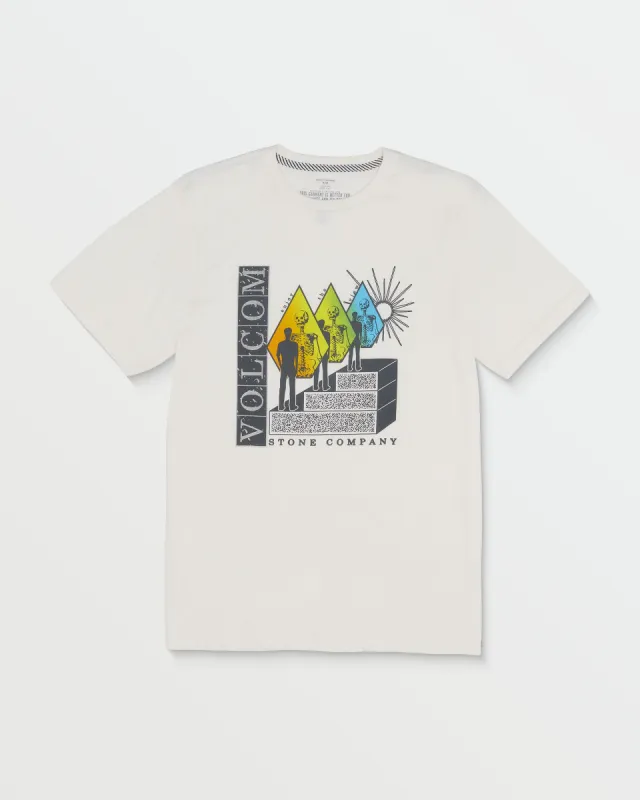 Reflected Short Sleeve Tee - Off White sold by Volcom