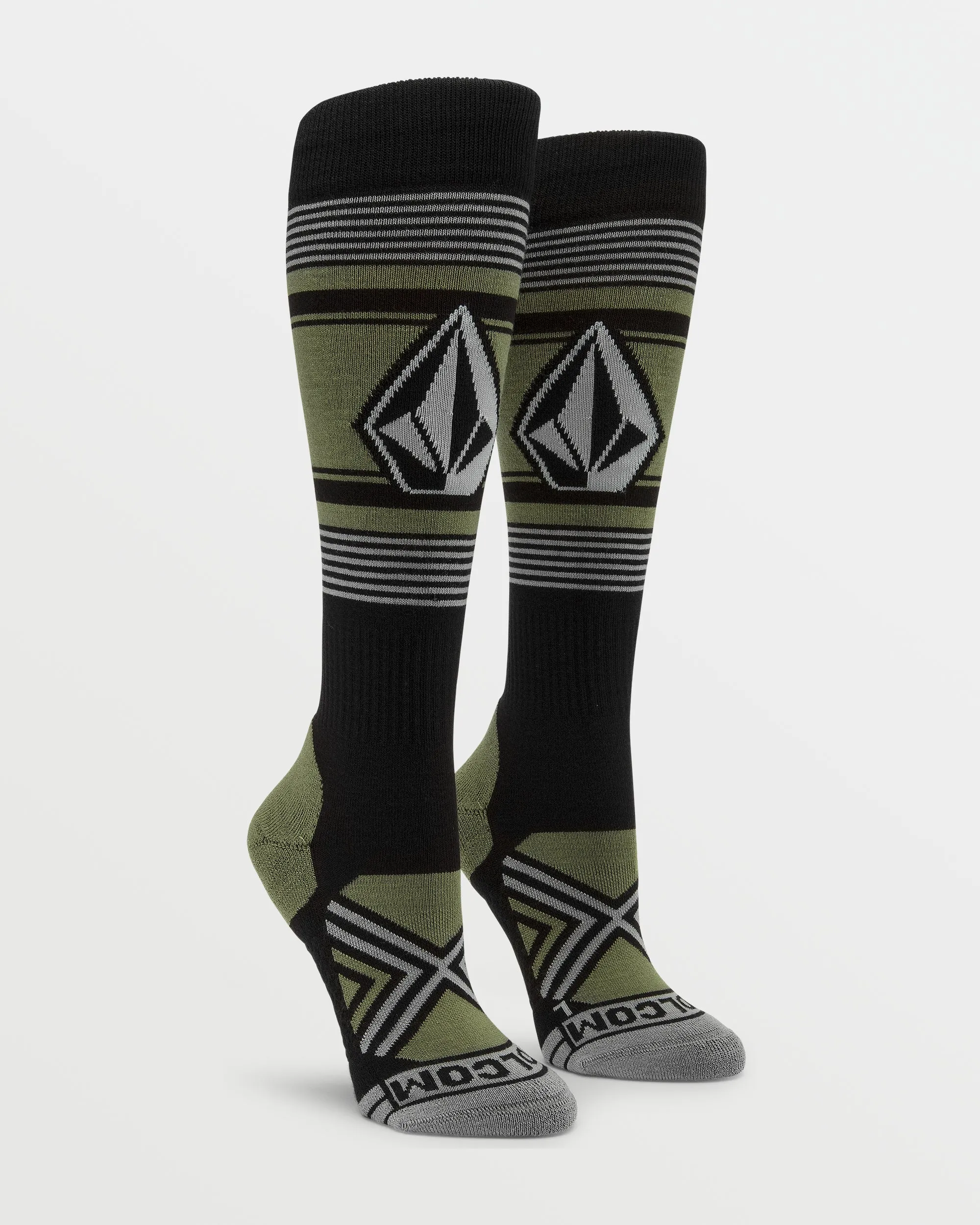 Womens Stone Lines Otc Sock - Lichen Green sold by Volcom
