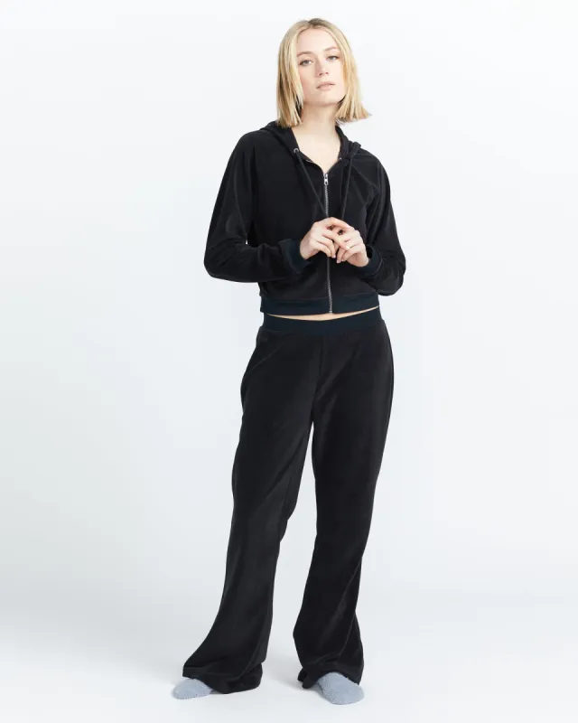 Lived in Lounge Velour Pants - Black sold by Volcom