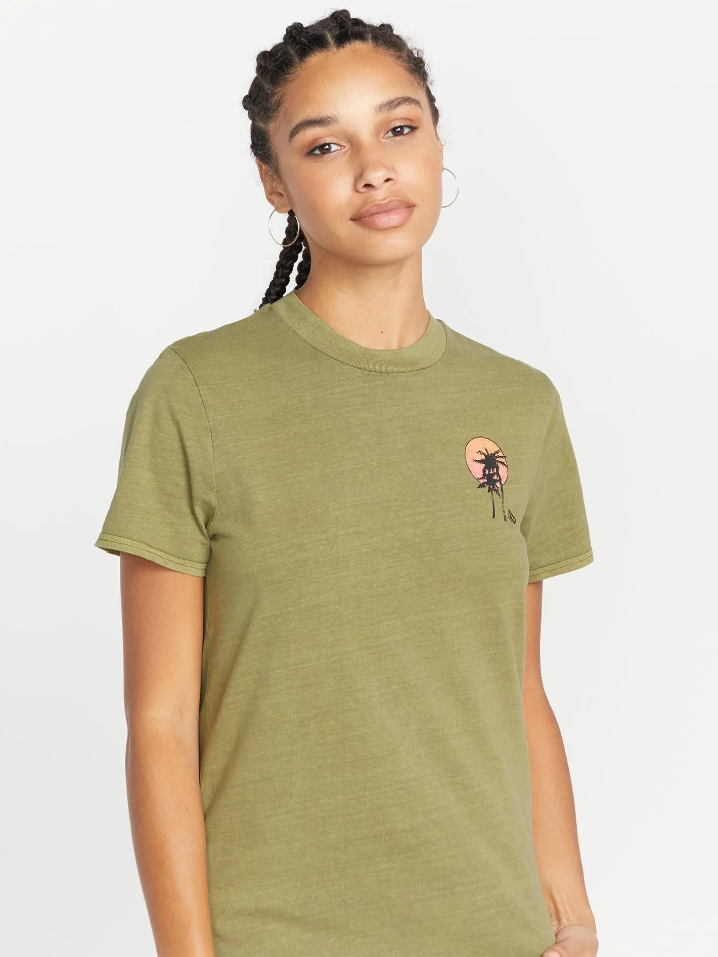 Lock It Up Short Sleeve Tee - Moss sold by Volcom product image thumbnail 3