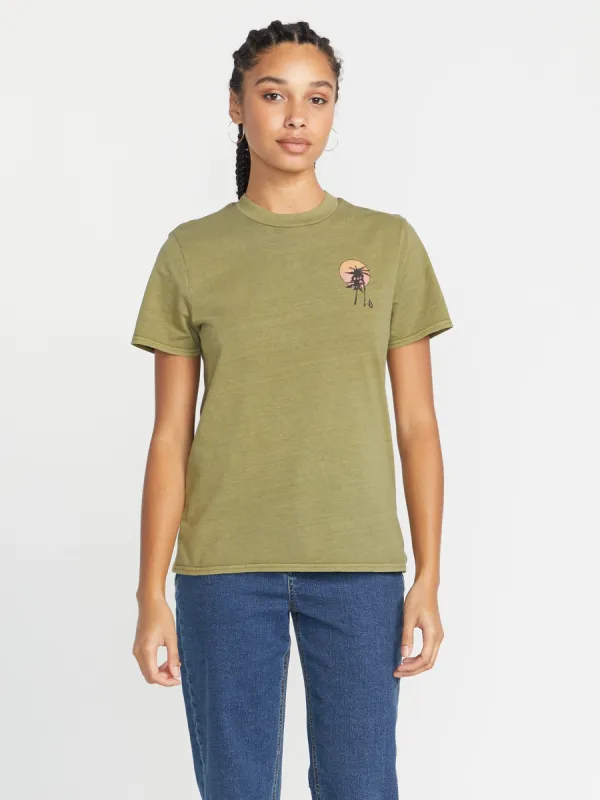 Lock It Up Short Sleeve Tee - Moss sold by Volcom