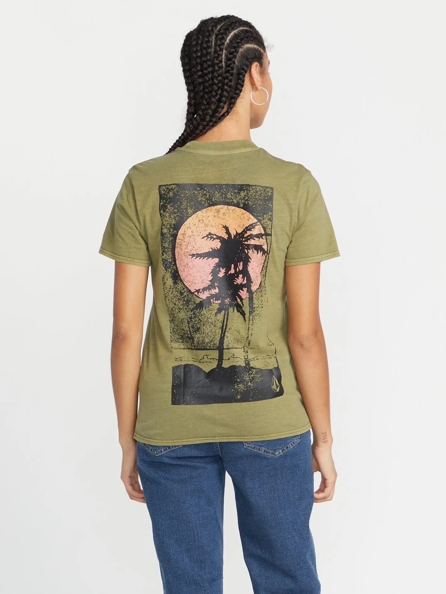 Lock It Up Short Sleeve Tee - Moss sold by Volcom product image thumbnail 2