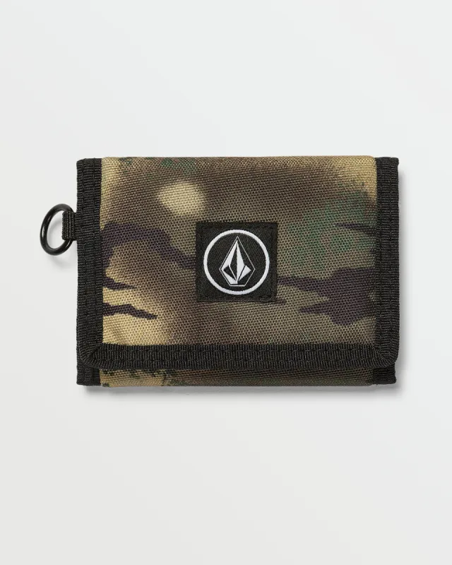 Box Stone Wallet - Dark Khaki sold by Volcom