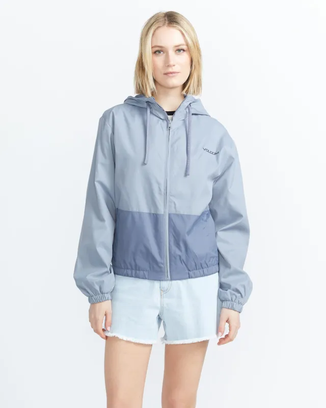 Wind Brakin Zip Jacket - Grey Blue made by Volcom