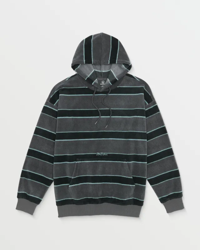 Throw Exceptions Pullover Hoodie - Asphalt Black made by Volcom