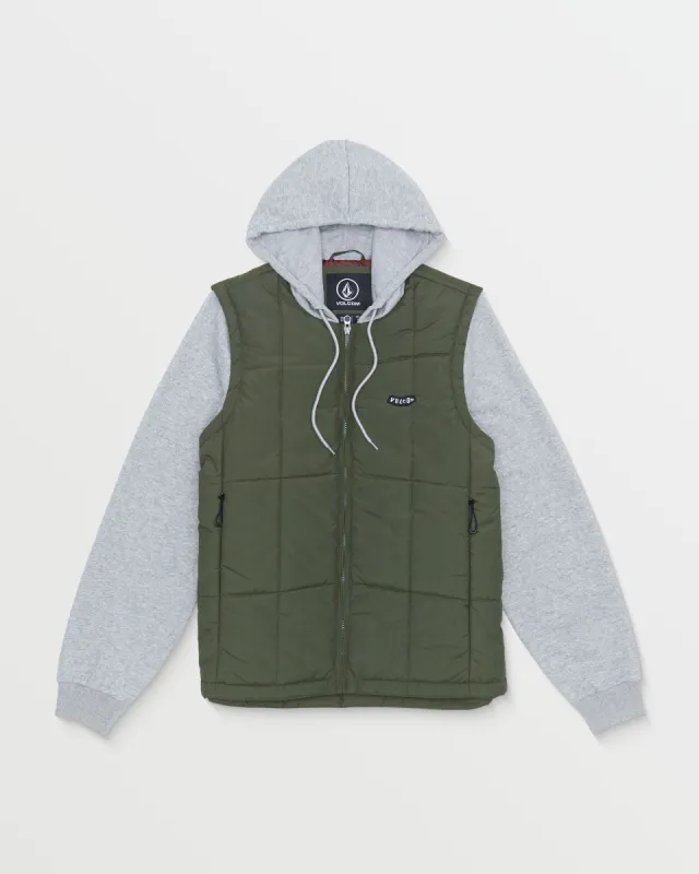 Stayner Hood Jacket - Squadron Green sold by Volcom