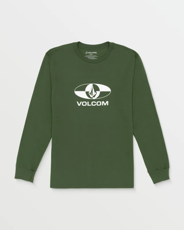 Masonite Long Sleeve Tee - Dark Pine sold by Volcom