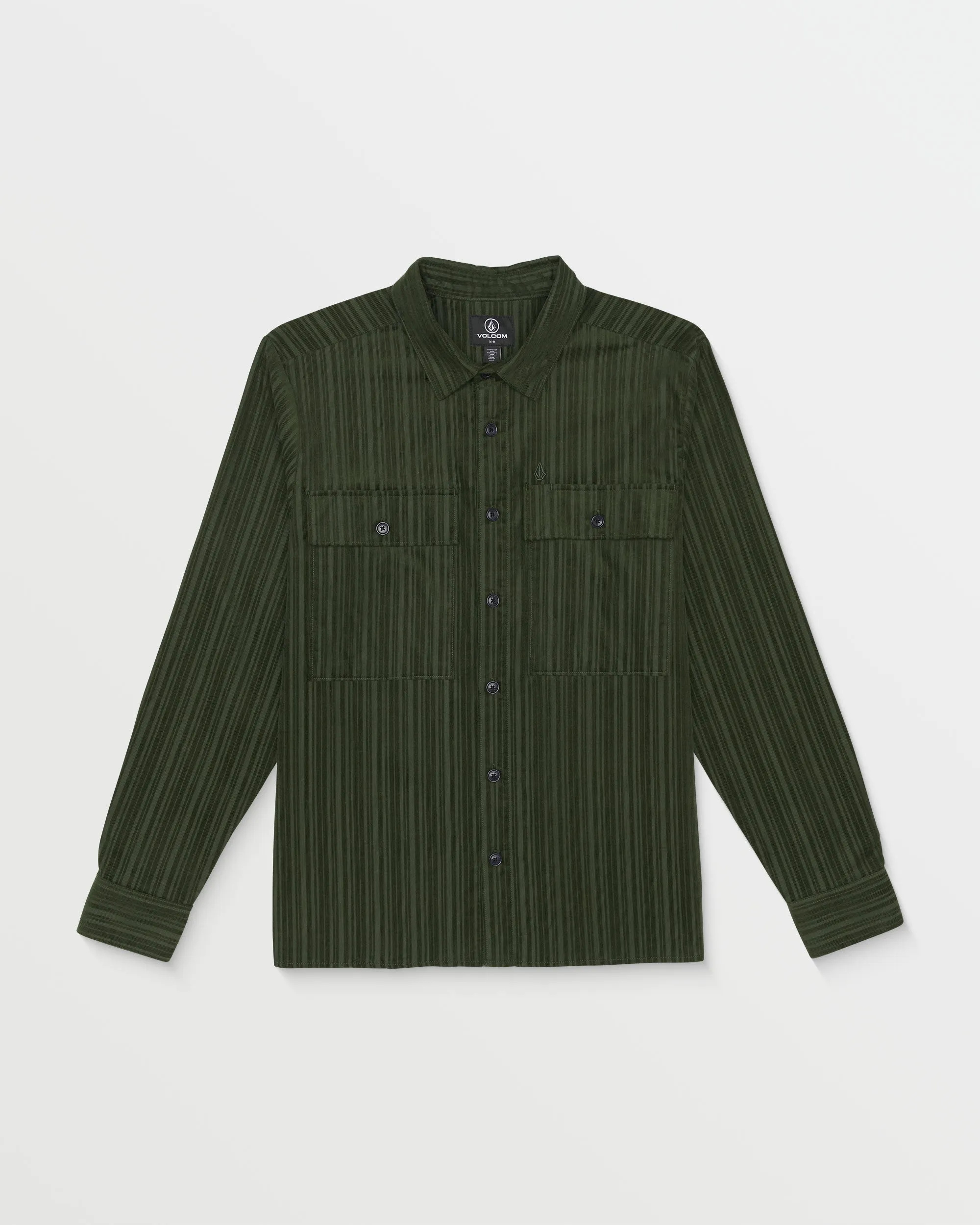 Steadfast Long Sleeve Shirt - Squadron Green sold by Volcom