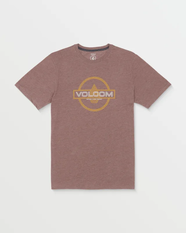 Line Service Short Sleeve Tee - Nutmeg Heather sold by Volcom