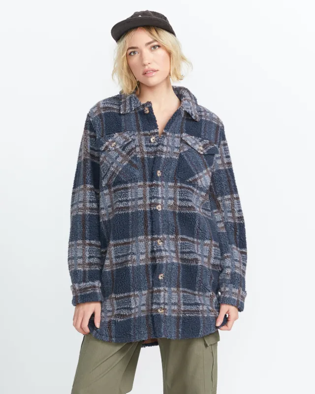 Silent Sherpa Ii Jacket - Vintage Navy made by Volcom