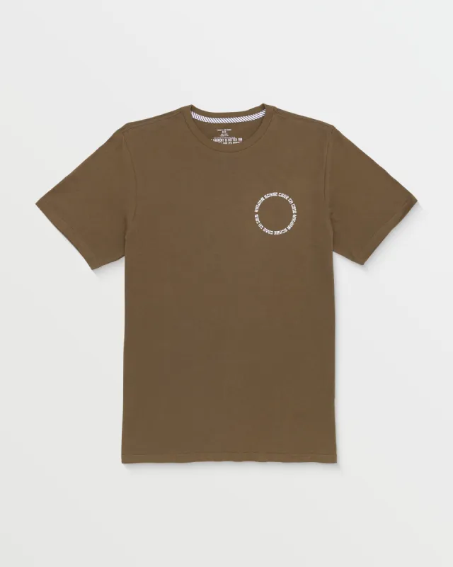 Cylinderz Short Sleeve Tee - Dark Earth sold by Volcom