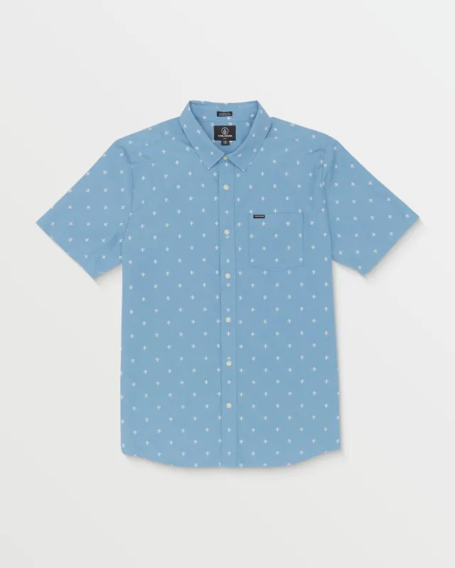Telastone Short Sleeve Shirt - Blue Rinse sold by Volcom