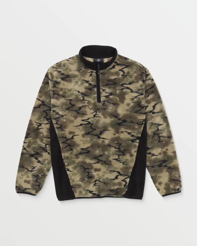 Error 92 Mock Neck Sweatshirt - Dark Khaki sold by Volcom