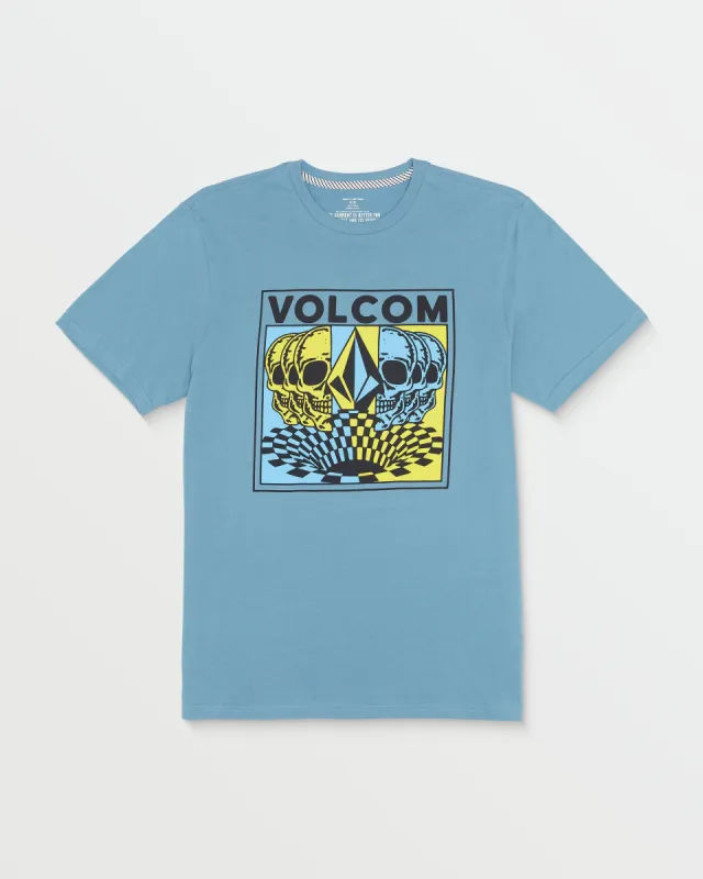 Duality Short Sleeve Tee - Blue Rinse sold by Volcom