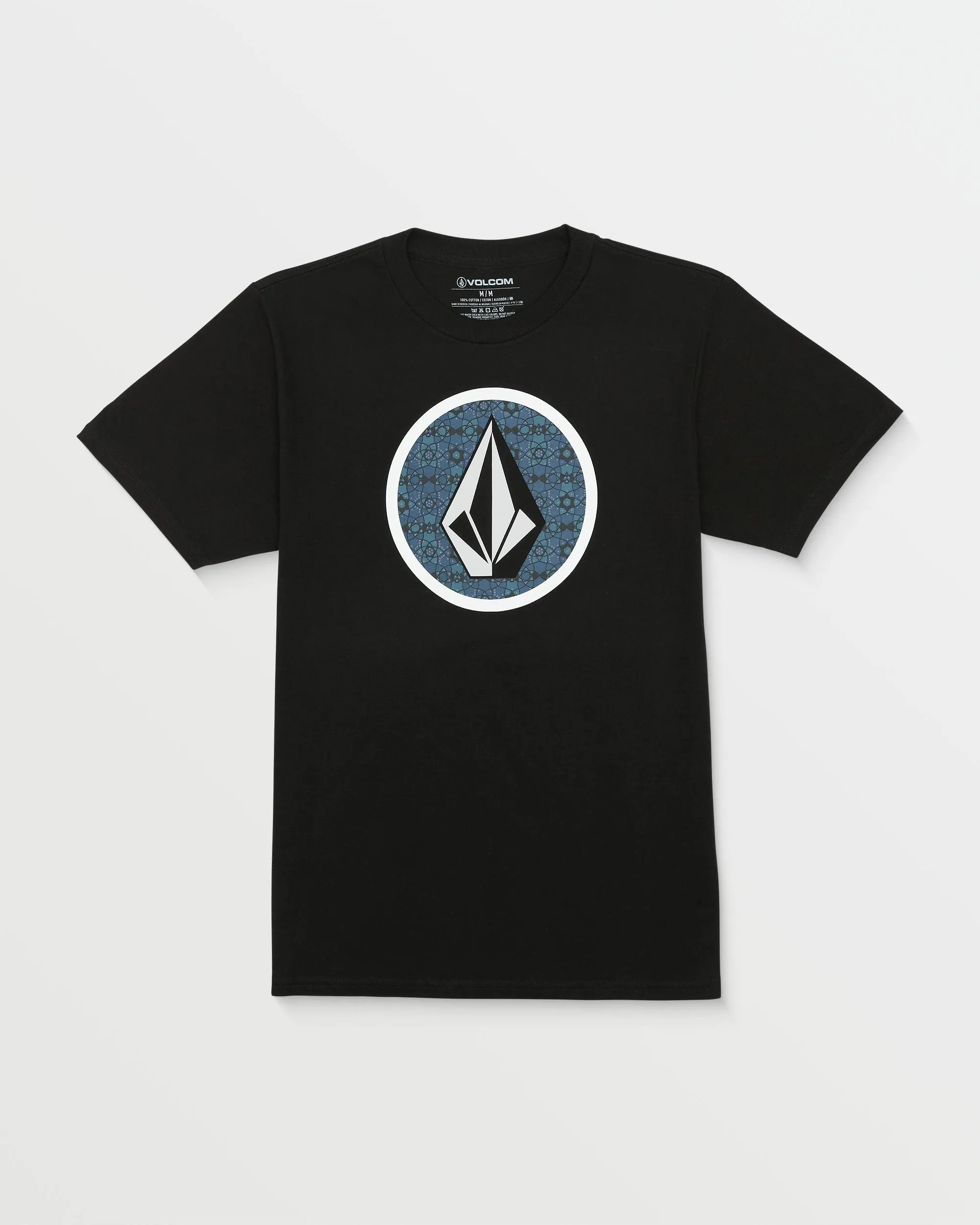 Crisp Stone Fill Short Sleeve Tee - Black sold by Volcom