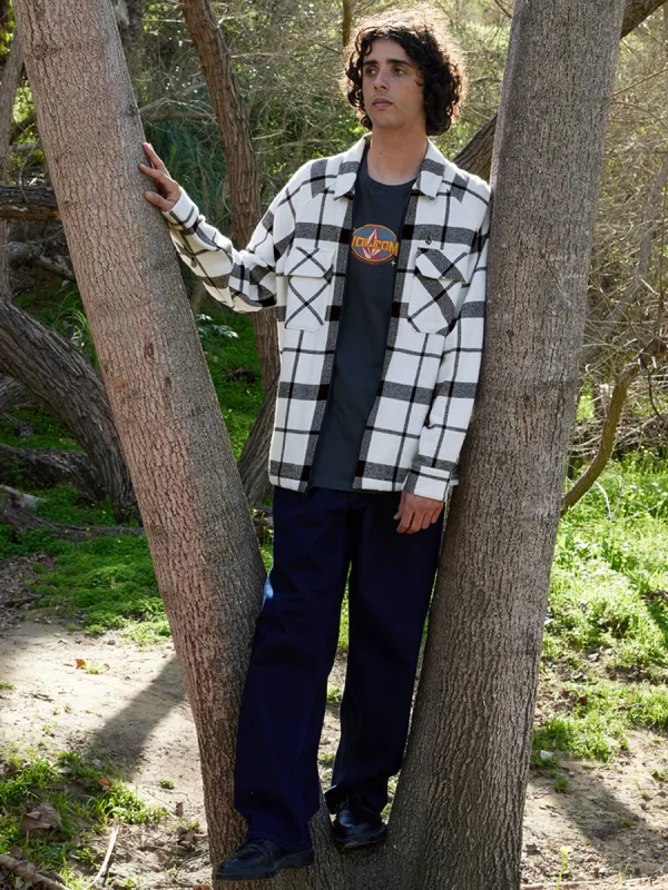 Bartostone Long Sleeve Shirt - White sold by Volcom