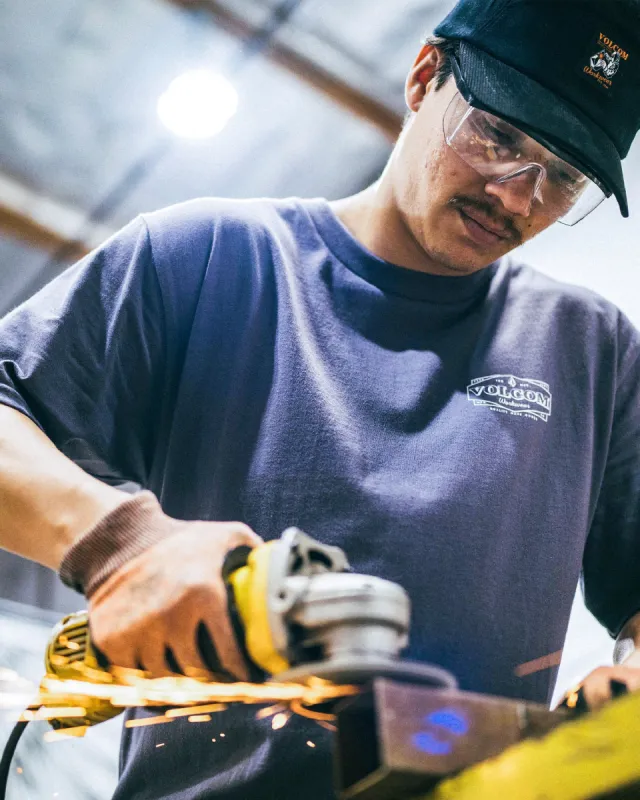 Volcom Workwear Union Short Sleeve Tee - Pewter sold by Volcom