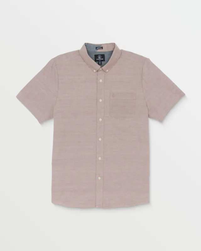 Everett Oxford Short Sleeve Shirt - Nutmeg sold by Volcom
