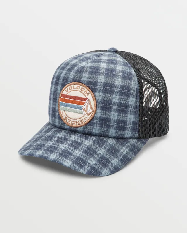 Truly Stoked Trucker Hat - Denim sold by Volcom