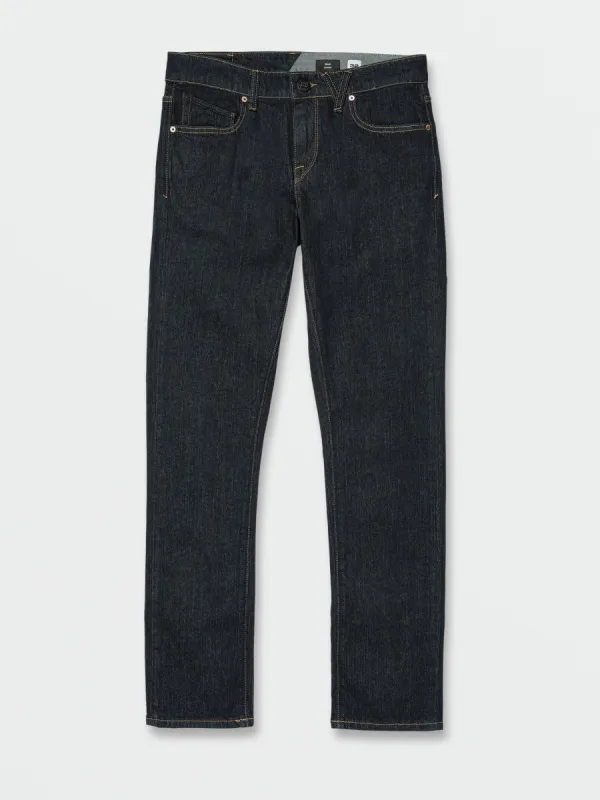 V 2X4 Skinny Fit Stretch Jeans - Rinsed Indigo made by Volcom