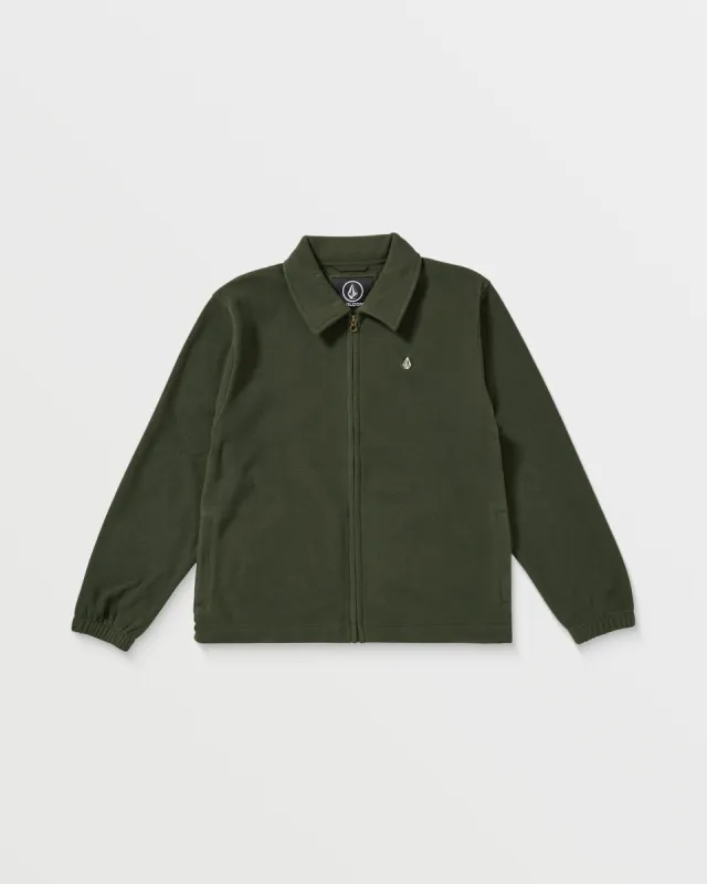 Shane Zip Fleece Hoodie - Duffle Bag sold by Volcom