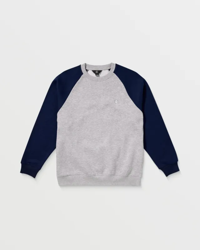 Contrast Crew Sweatshirt - Navy Paint sold by Volcom