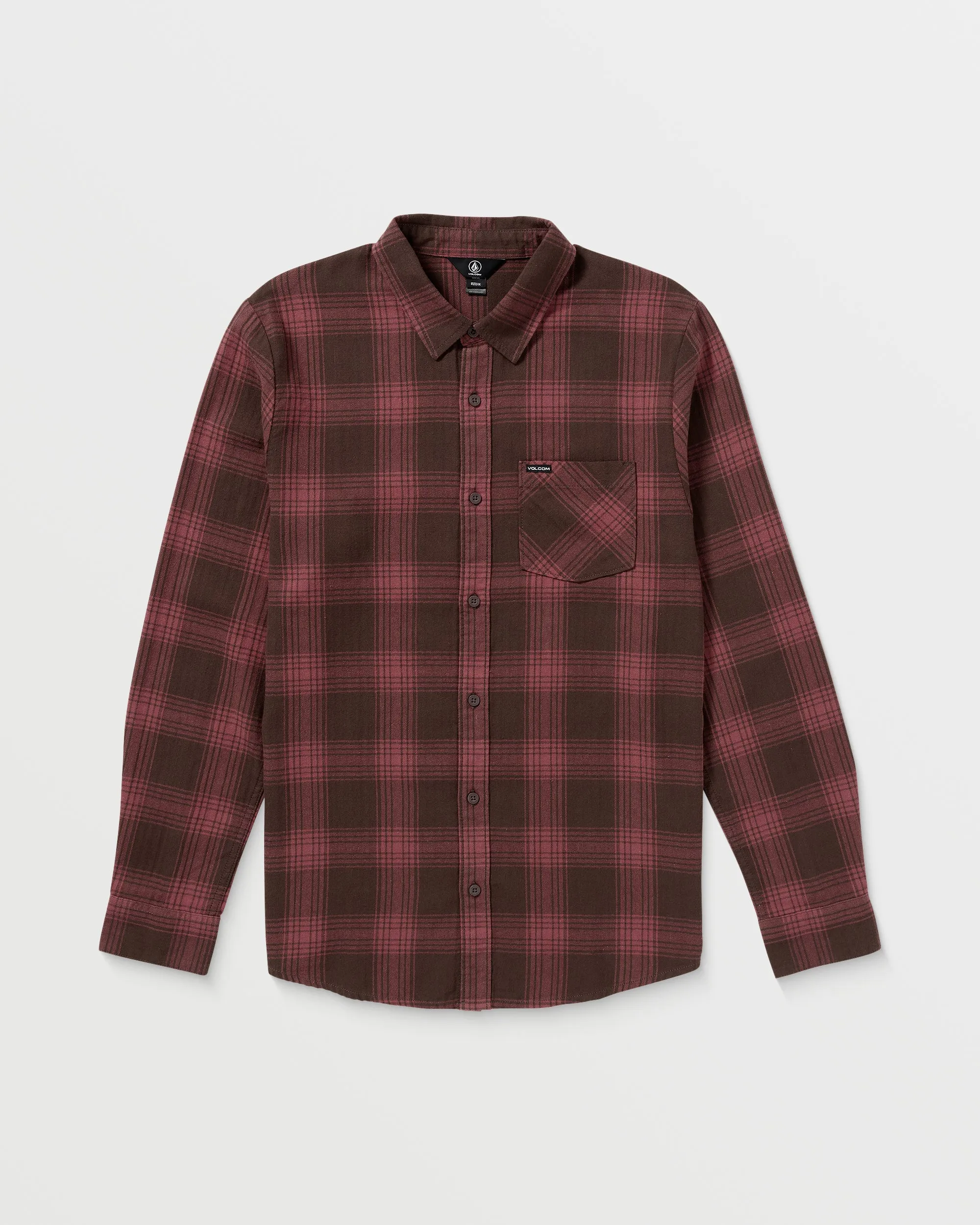 Loreto Flannel Long Sleeve Shirt - Pumice sold by Volcom