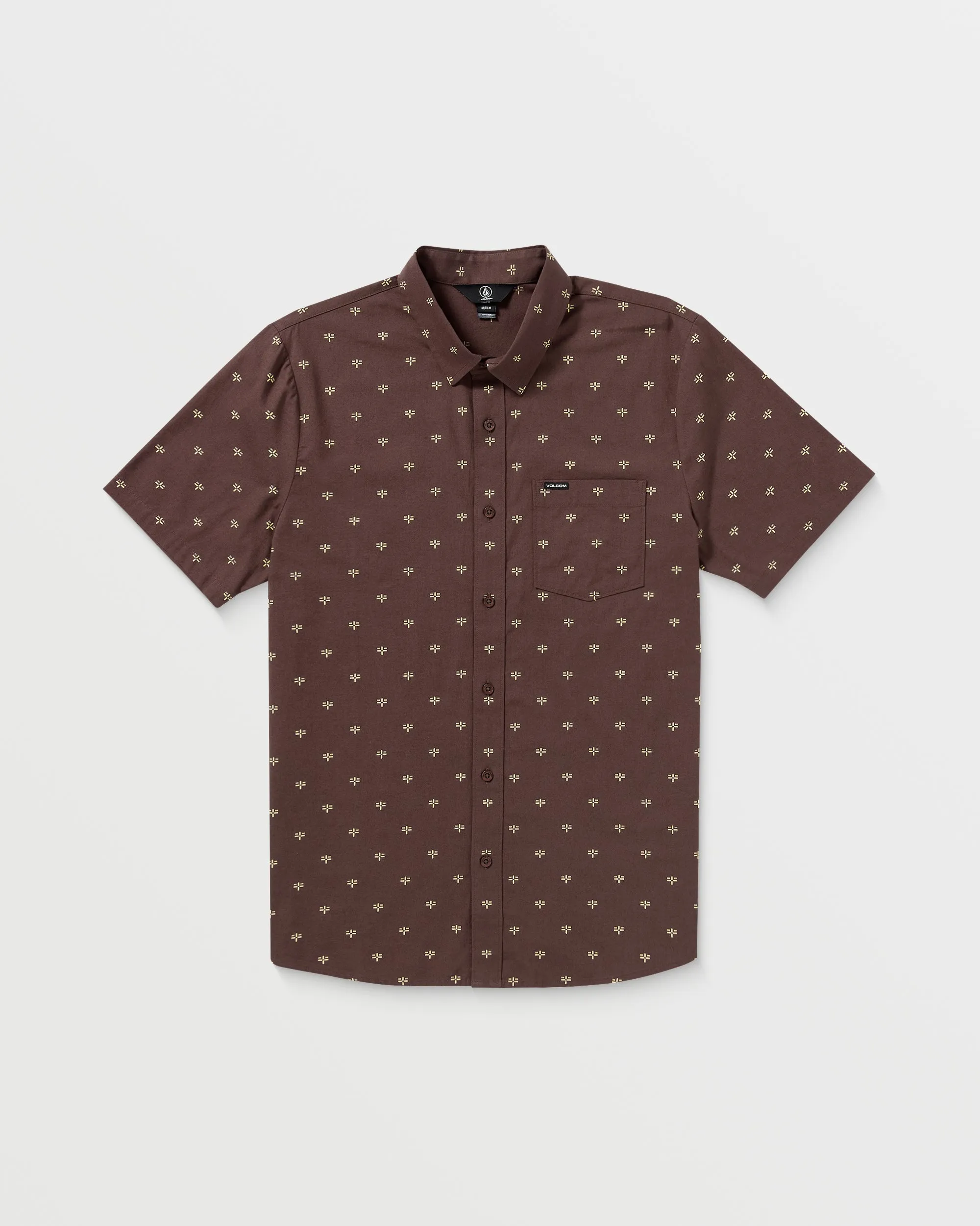 Warbler Short Sleeve Woven - Pumice sold by Volcom