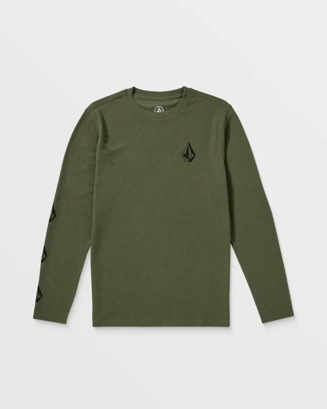 Nunez Graphic Thermal - Agave sold by Volcom