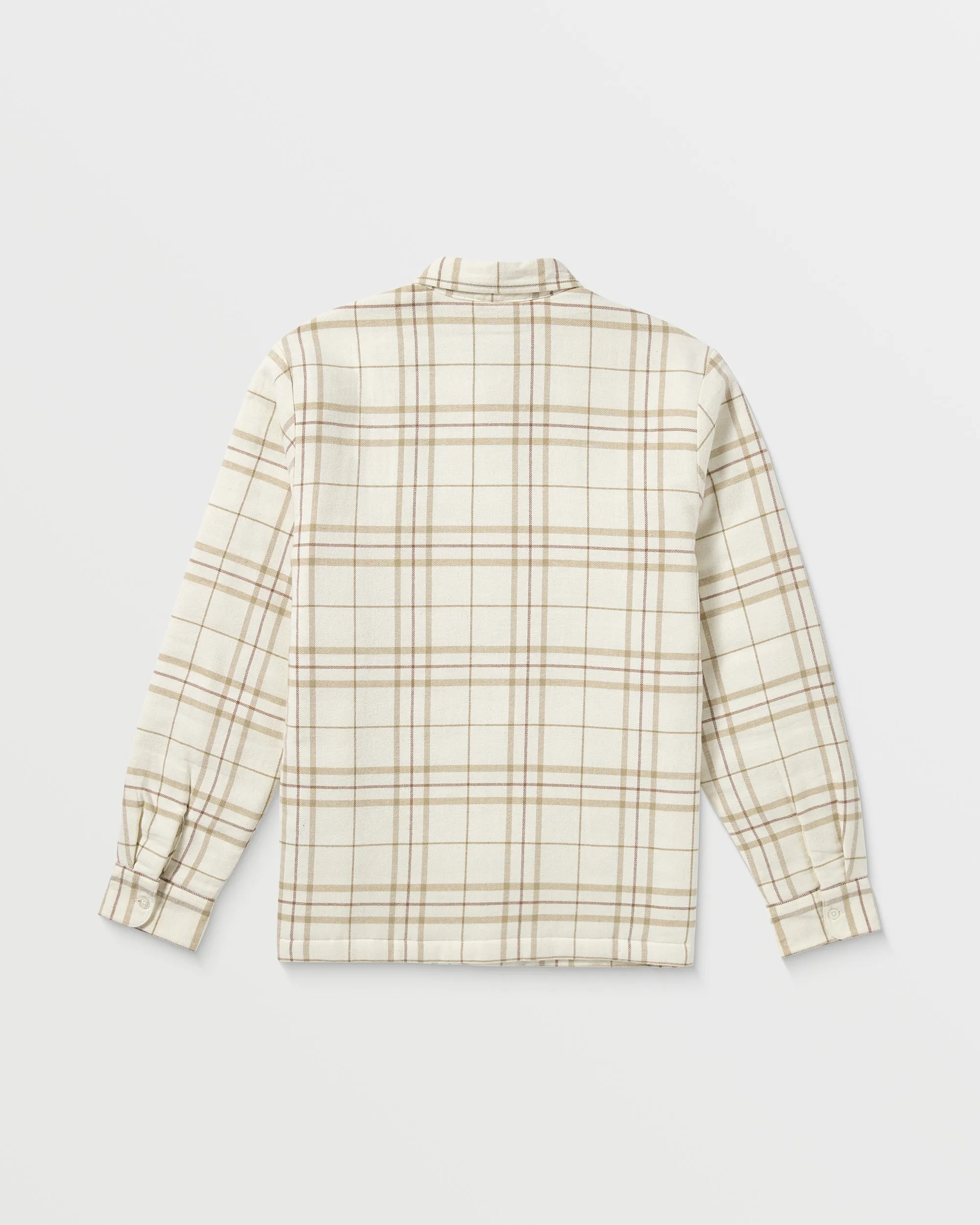 Northport Lined Flannel Long Sleeve Shirt - White Flash sold by Volcom product image thumbnail 2