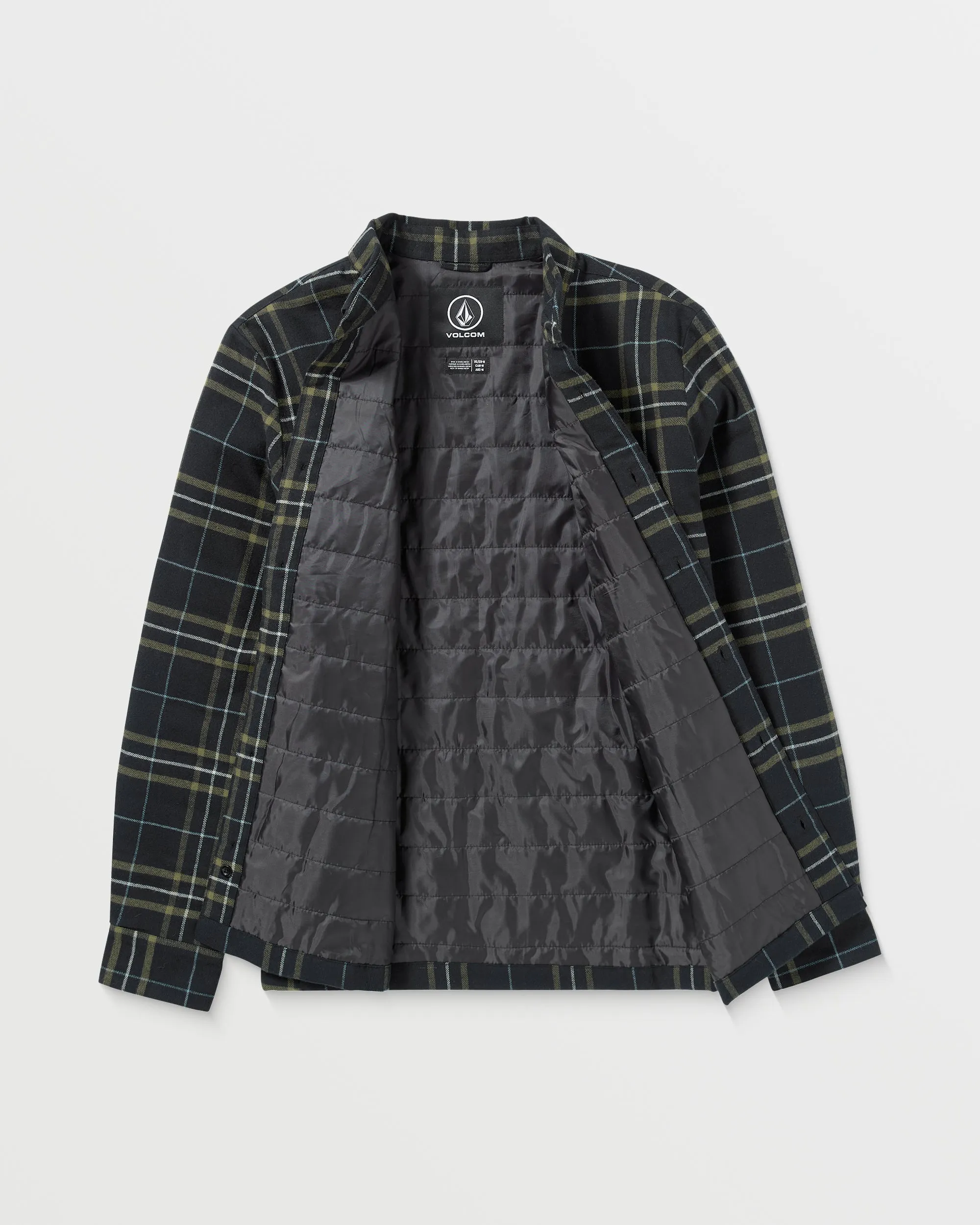 Northport Lined Flannel Long Sleeve Shirt - Black sold by Volcom product image thumbnail 3