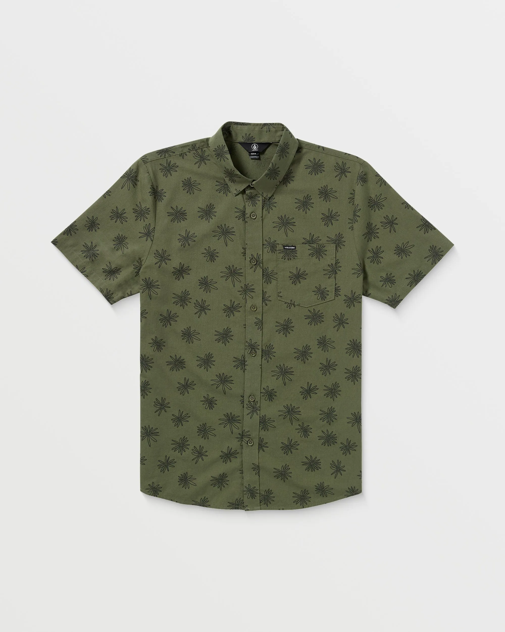 Warbler Short Sleeve Woven - Agave sold by Volcom