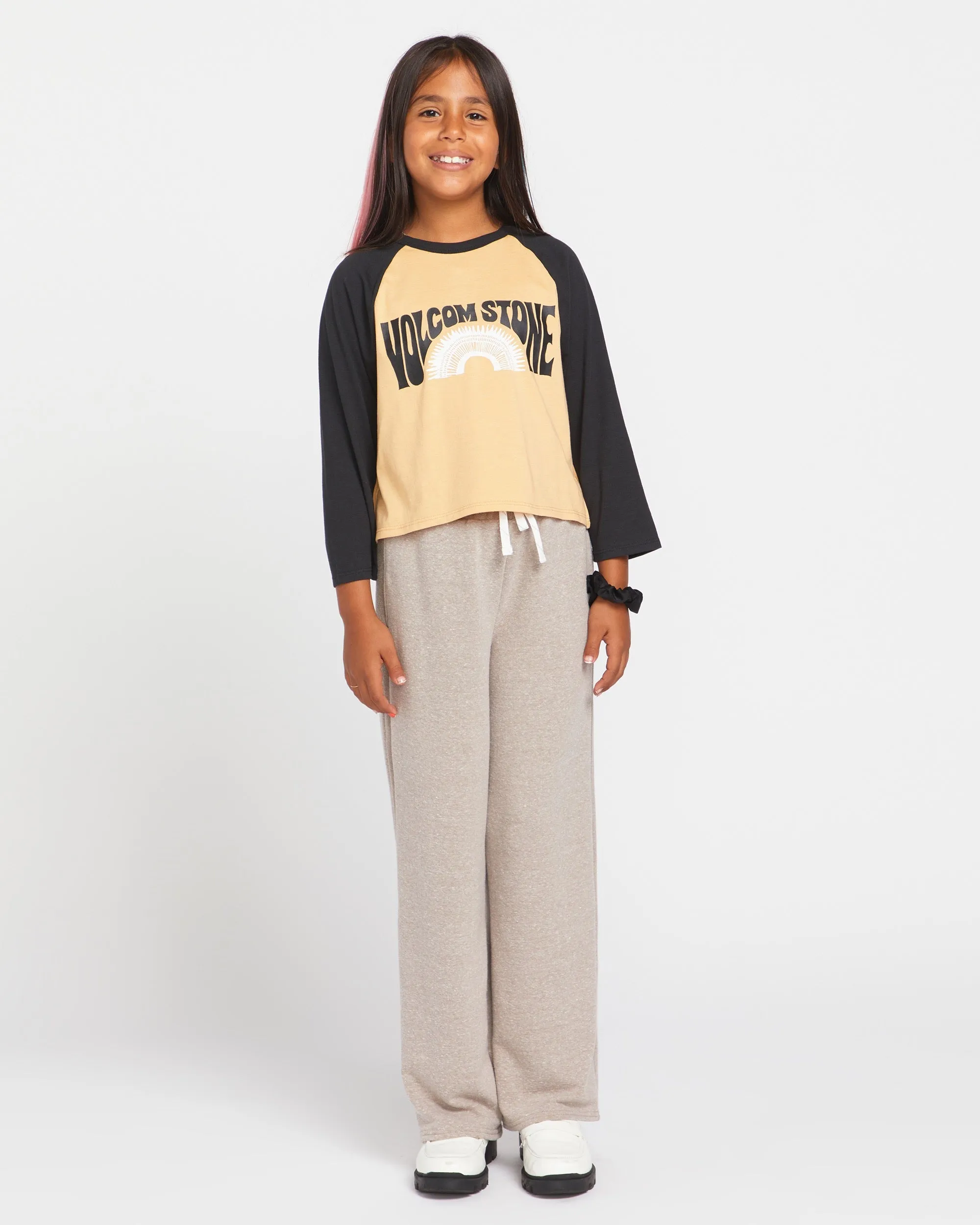 Big Girls Pitch Me Long Sleeve Tee - Sand sold by Volcom product image thumbnail 2