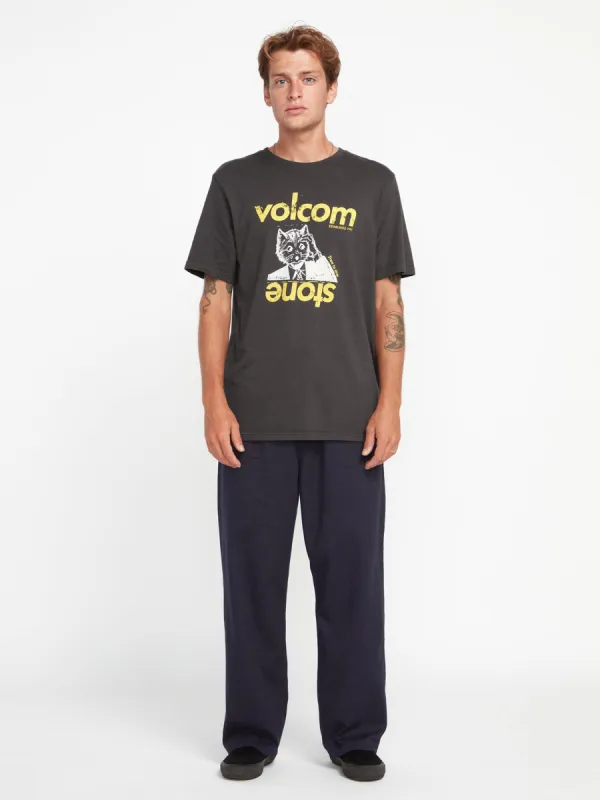 Outer Spaced Casual Elastic Waist Pants - Navy made by Volcom