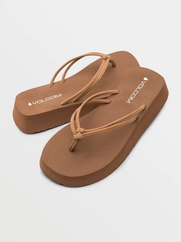 Forever Up Sandals - Tan sold by Volcom